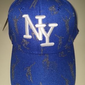 NEW WITH TAGS/ EMBROIDERED NEW YORK LOGO BASEBALL CAP/ ORIGINAL FITTED/UNISEX